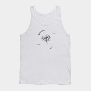 Gardening Flower Flora Vintage Minimalist Since Tank Top